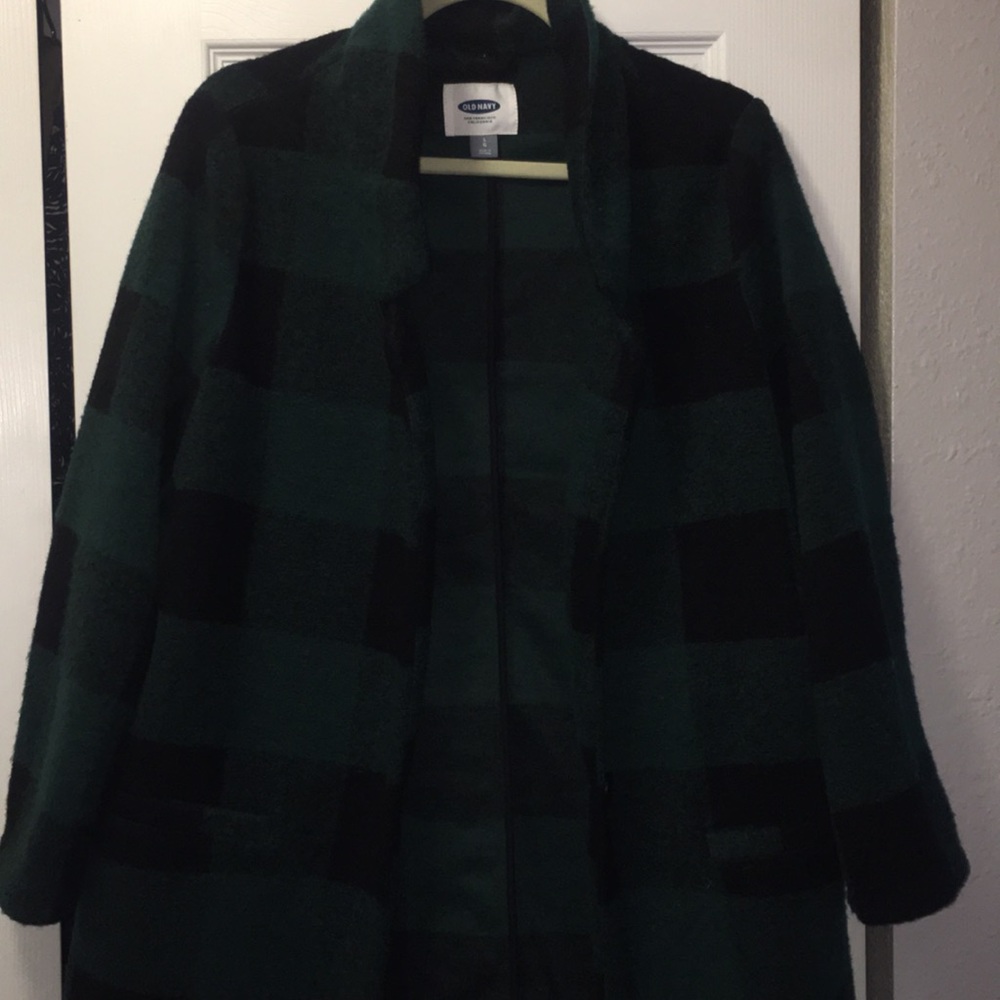 NWOT Old Navy Plaid Coat
